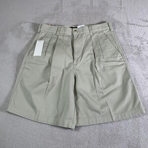 Vintage‎ Timberland Stratham Pleated Twill Shorts Mens 30 Beige Weathergear 90s